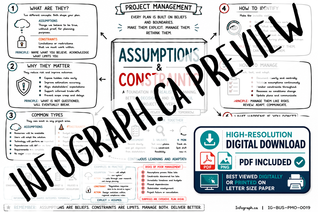 Assumptions &amp; Constraints