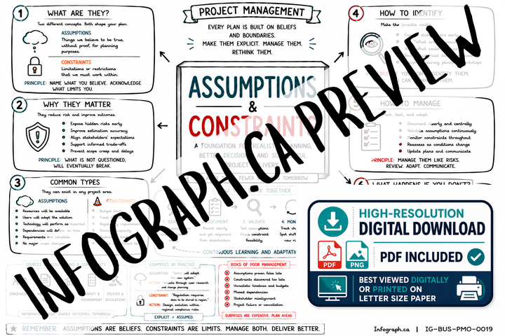 Assumptions &amp; Constraints